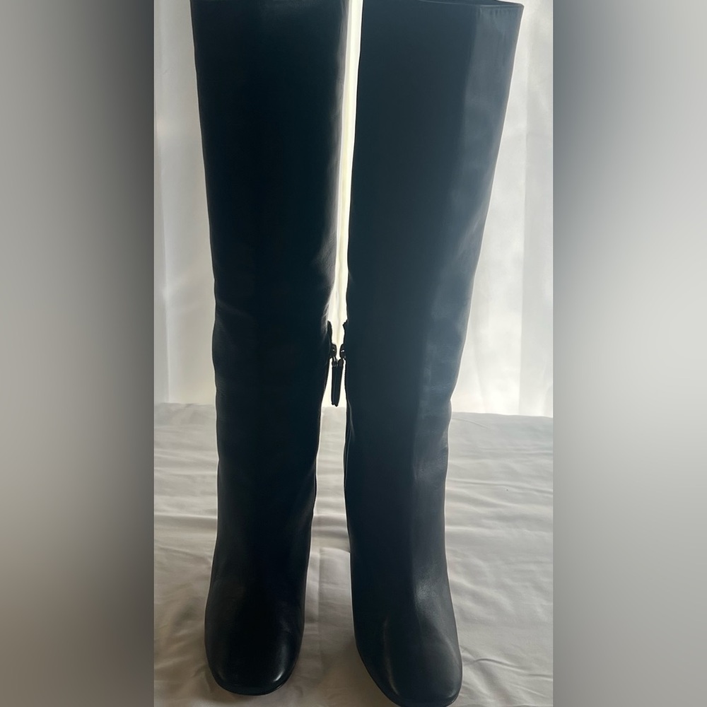 Giorgio Armani Black Heeled Boots